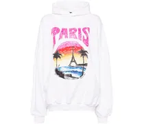 Paris Tropical Hoodie - Weiß