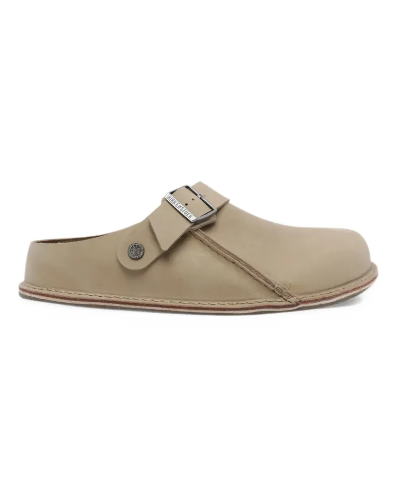 Birkenstock Lutry Premium wider strap oiled leather - Nude Nude