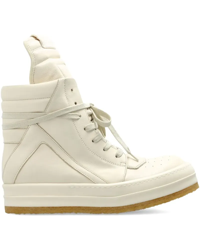 Rick Owens Geobasket Sneakers - Weiß Weiß