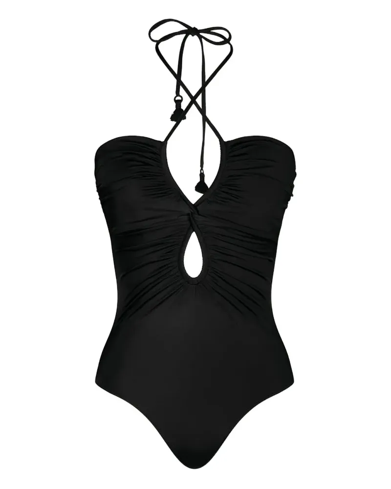 Johanna Ortiz Coral Reef Badeanzug - Schwarz Schwarz