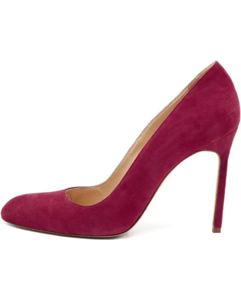 Manolo Blahnik suede pumps - Violett Violett