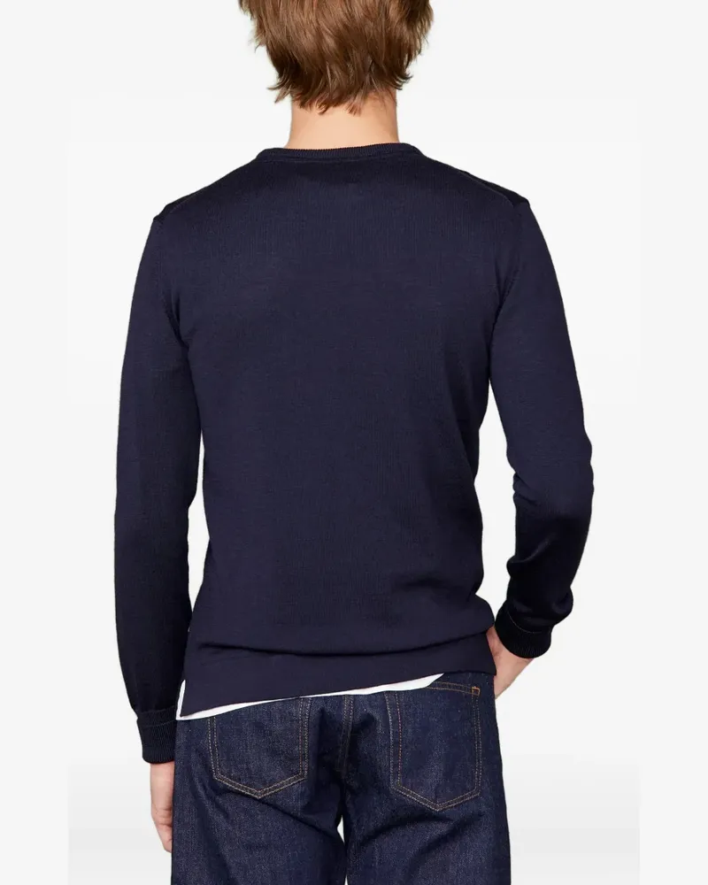 Officine Generale Pullover mit rundem Ausschnitt - Blau Blau