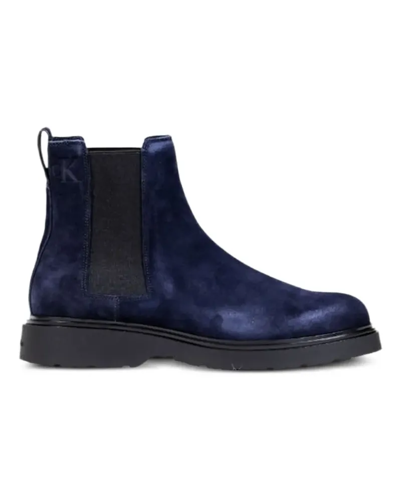 Calvin Klein Chelsea-Boots aus Wildleder - Blau Blau