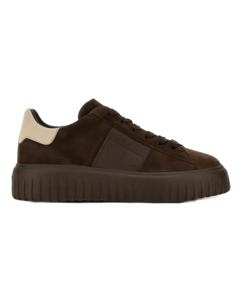 Hogan Sneakers mit H-Streifen - Braun Braun