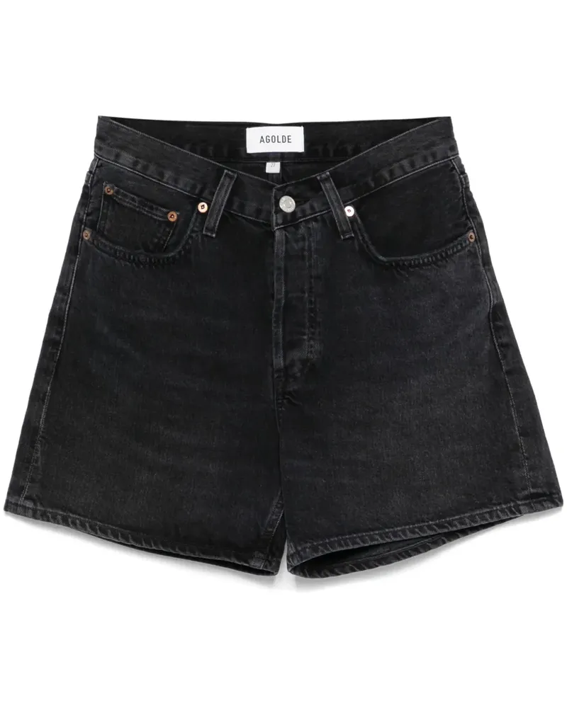 AGOLDE Indra Shorts - Schwarz Schwarz