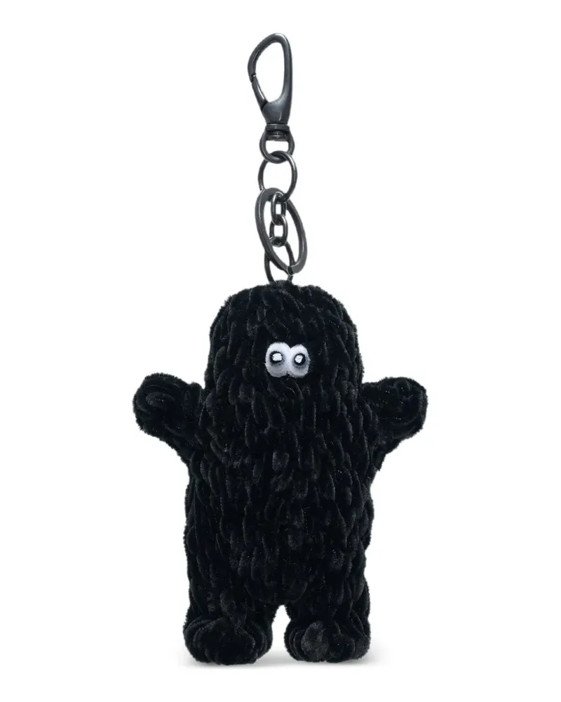 Comme des Garçons x Takuma Fujisaki Schlüsselanhänger mit Monstermotiv - Schwarz Schwarz