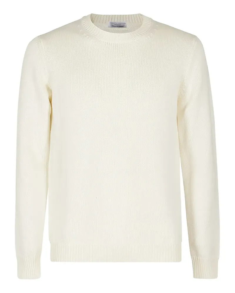 Roberto Collina Pullover mit geripptem Besatz - Nude Nude