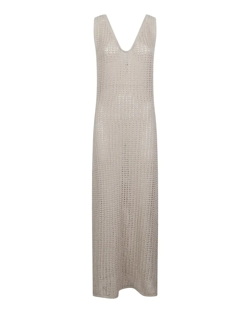 HINNOMINATE open-knit sleeveless dress - Nude Nude