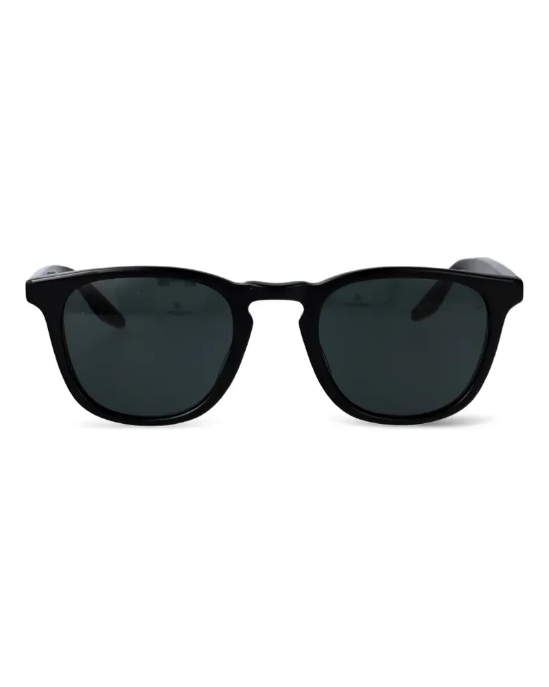 Barton Perreira Dino Sonnenbrille mit rundem Gestell - Schwarz Schwarz