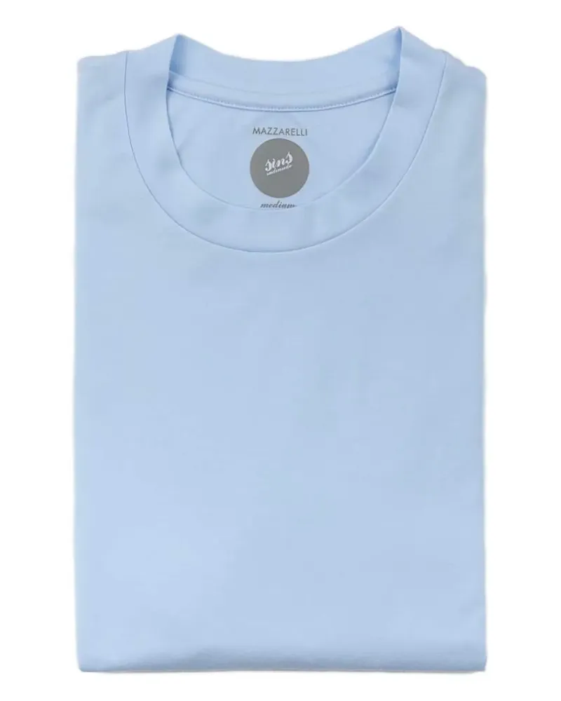 MAZZARELLI Calipso T-Shirt mit rundem Ausschnitt - Blau Blau