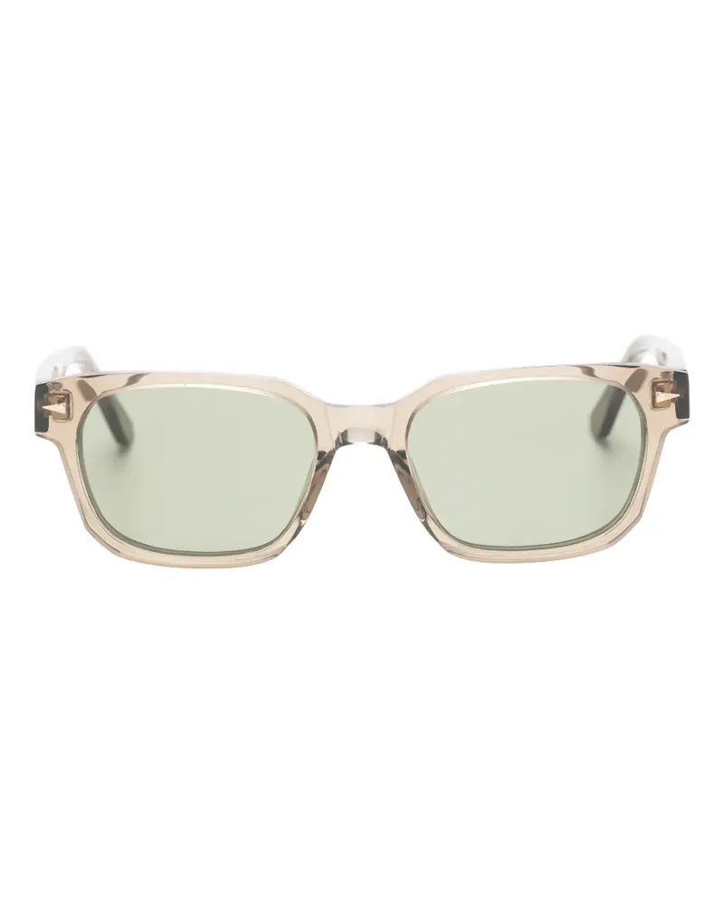 AHLEM Sedaine Sonnenbrille mit eckigem Gestell - Grau Grau