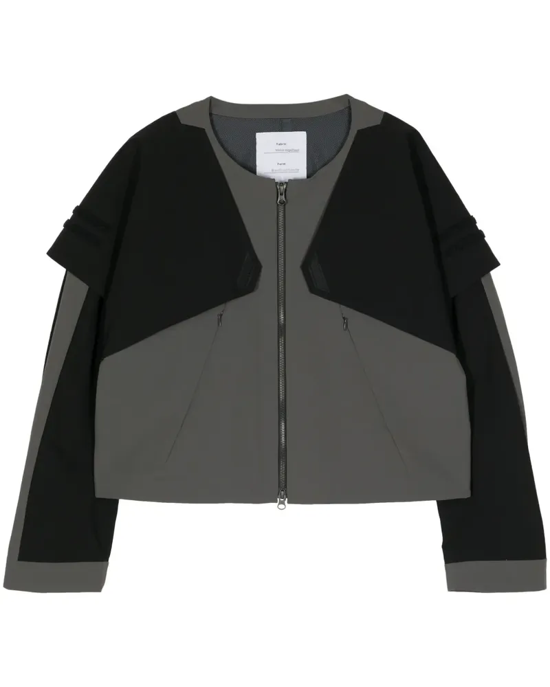Fumito Ganryu Ventilation Shoulder Jacke - Schwarz Schwarz