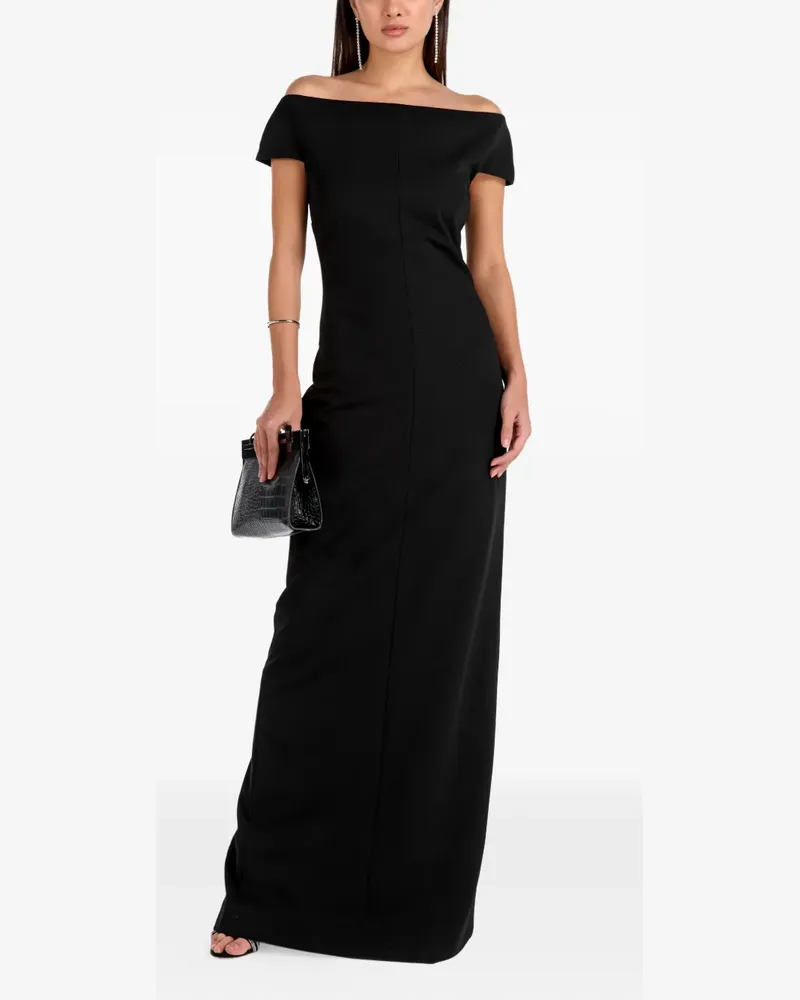 Solace London off-the-shoulder maxi dress - Schwarz Schwarz