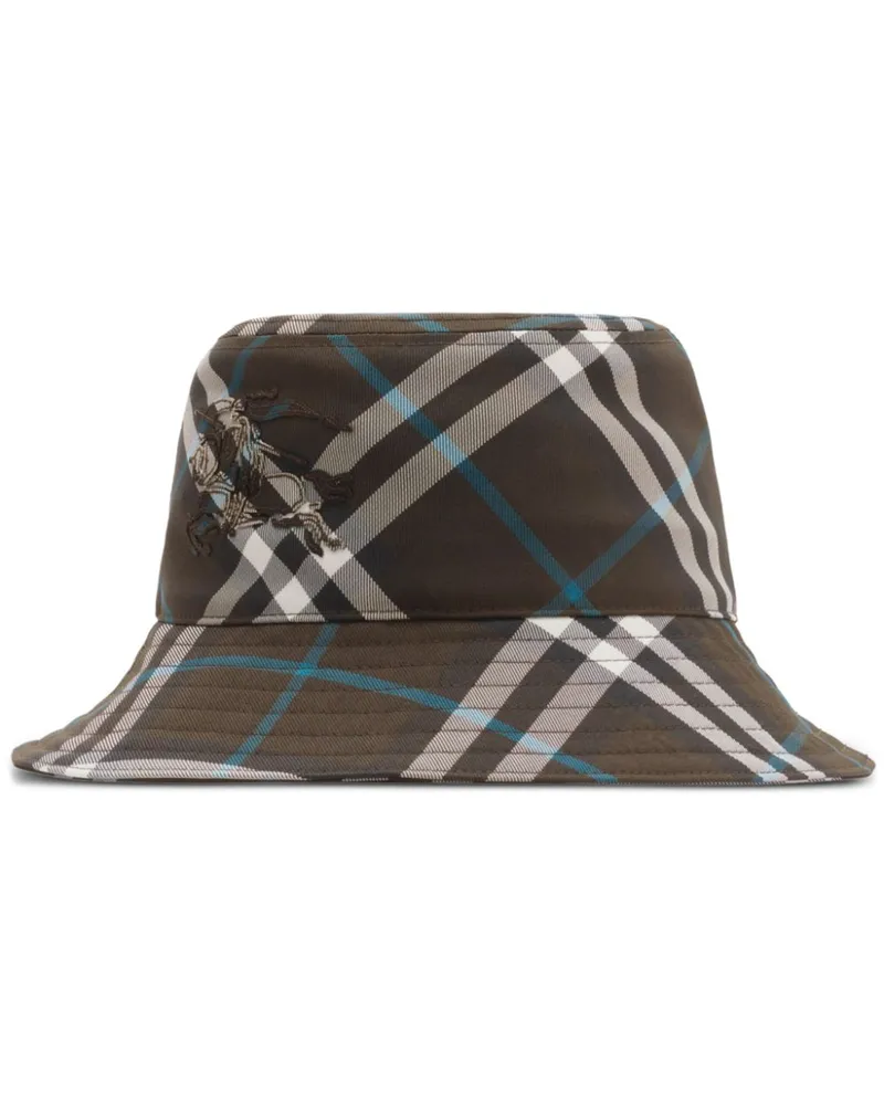 Burberry Karierter EKD Fischerhut - Braun Braun
