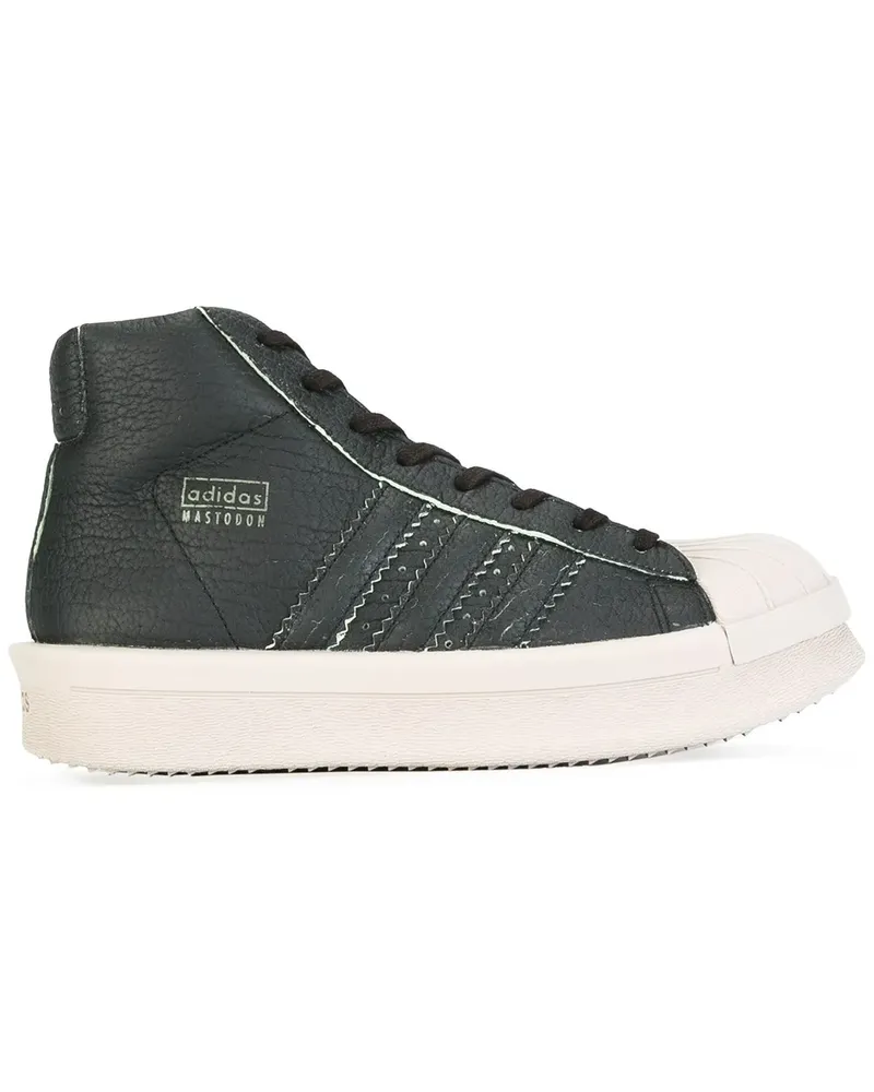 Rick Owens Adidas x  High-Top-Sneakers - Schwarz Schwarz