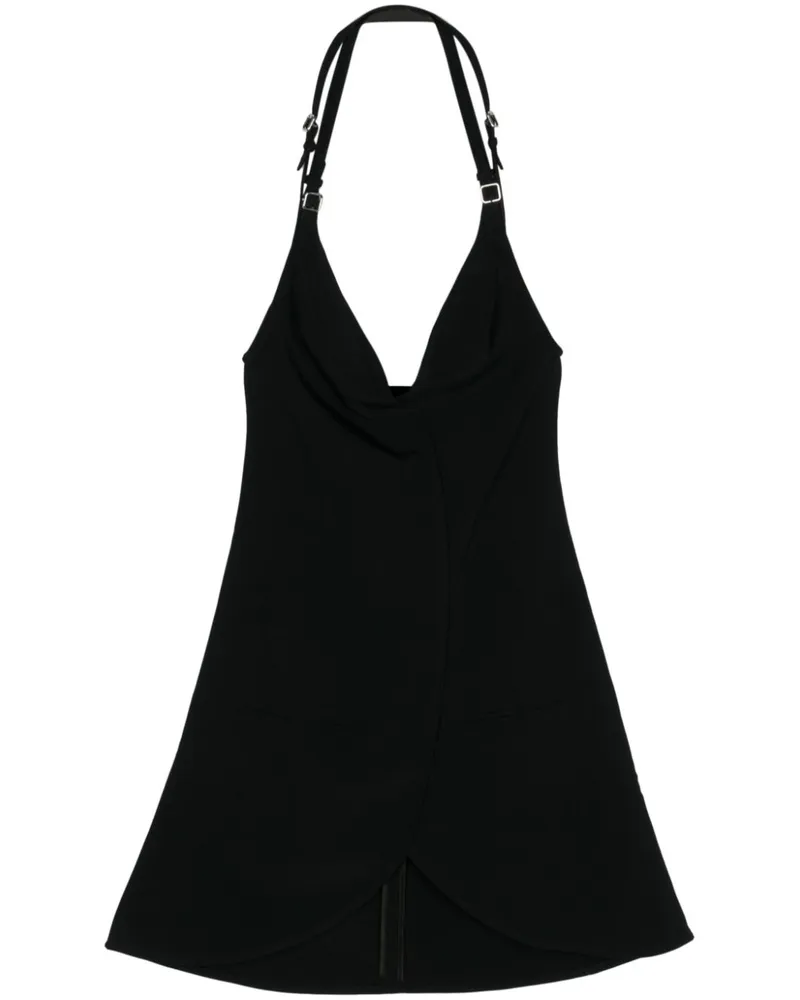 Courrèges Ellipse Minikleid - Schwarz Schwarz