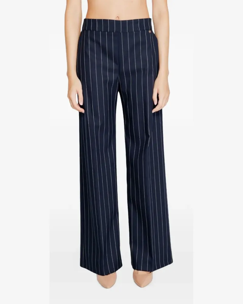 Rinascimento pinstripe trousers - Blau Blau