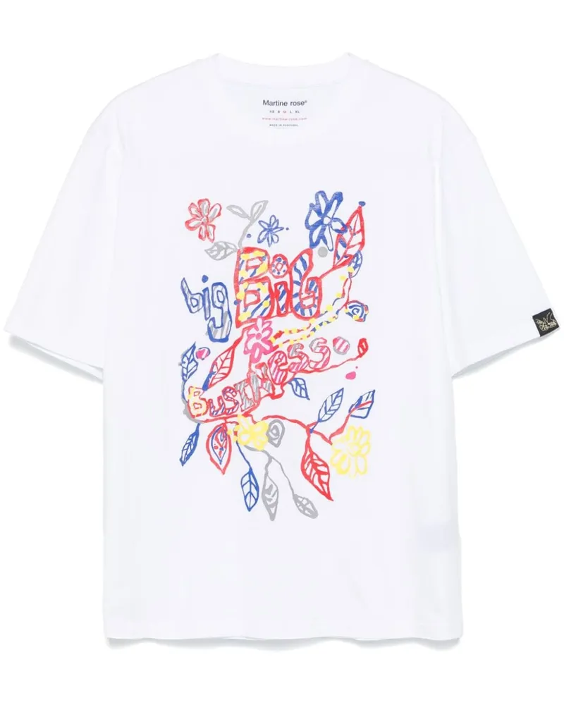 Martine Rose Classic' T-Shirt - Weiß Weiß