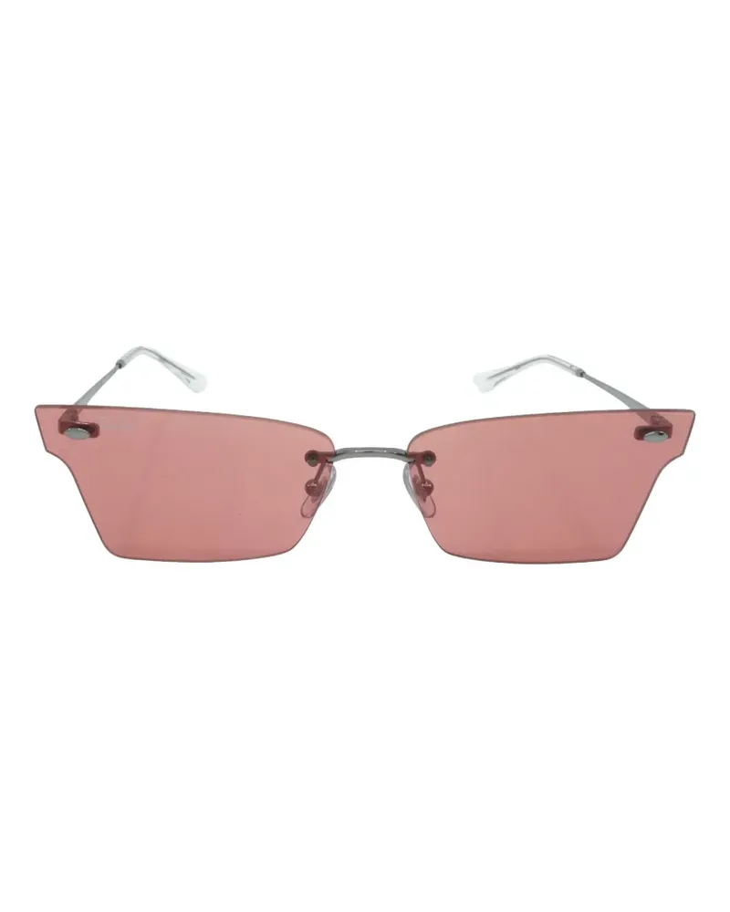 Ray Ban Xime irregular-shape rimless sunglasses - Silber Silber