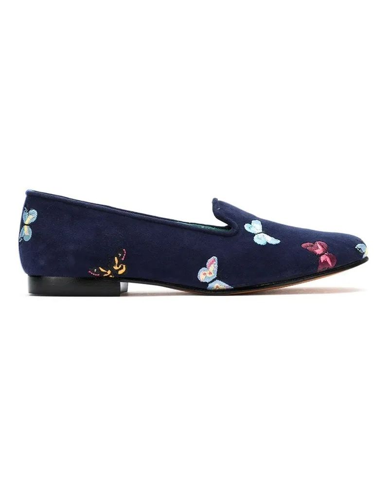 Blue Bird Borboletas' Pantoletten - Blau Blau