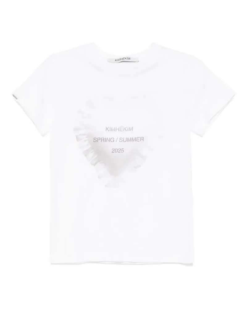 KIMHEKIM T-Shirt mit Kissen-Print - Weiß Weiß