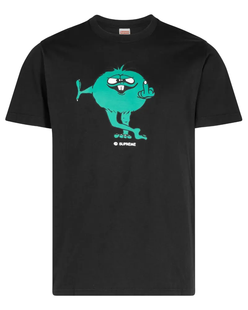 Supreme Being Camacho T-Shirt mit Kritzel-Print - Schwarz Schwarz