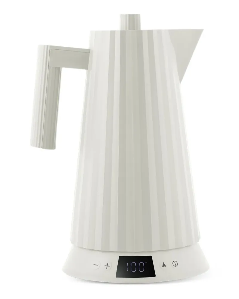 Alessi Gerippter Plissé-Wasserkocher (1,7l) - Weiß Weiß
