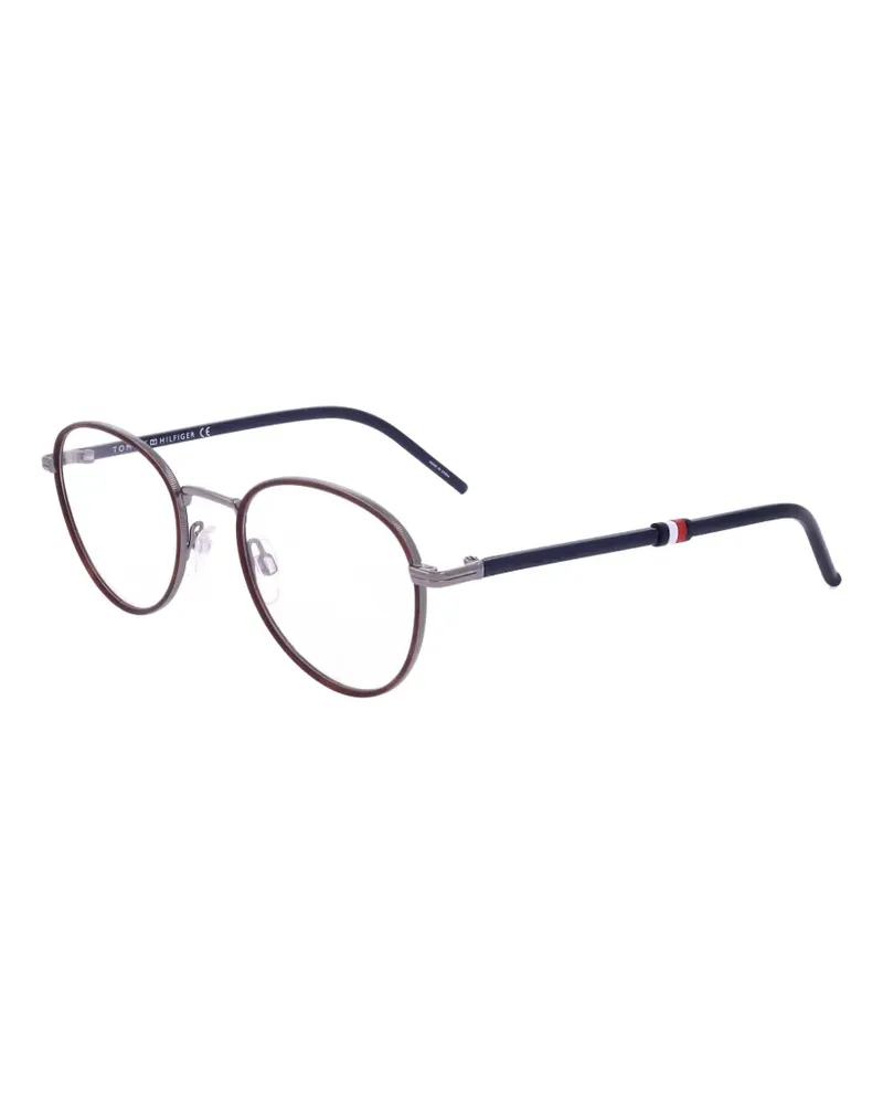 Tommy Hilfiger Brille mit rundem Gestell - Braun Braun