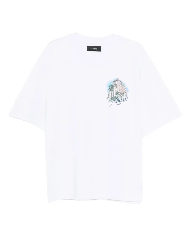Amiri T-Shirt mit grafischem Print - Weiß Weiß