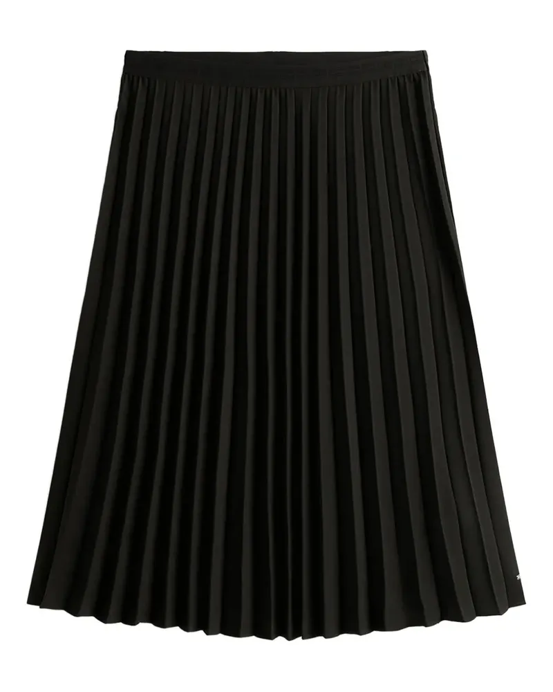 Tommy Hilfiger Rock mit Falten - Schwarz Schwarz