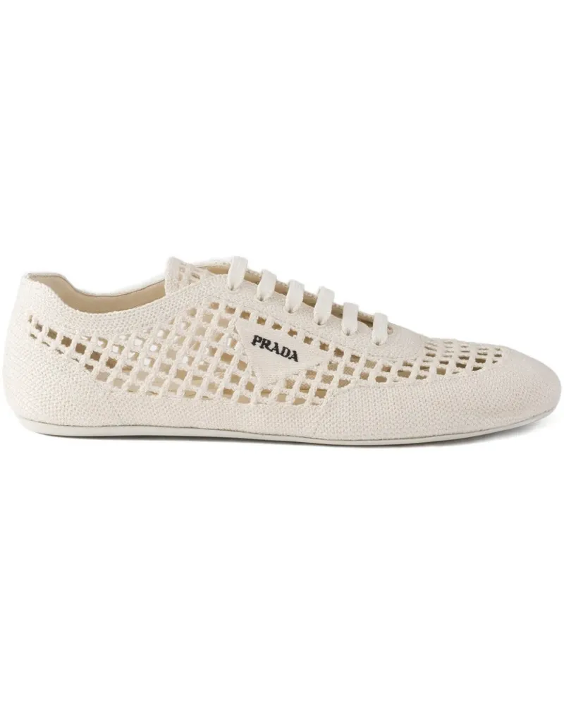 Prada Sneakers mit runder Kappe - Nude Nude