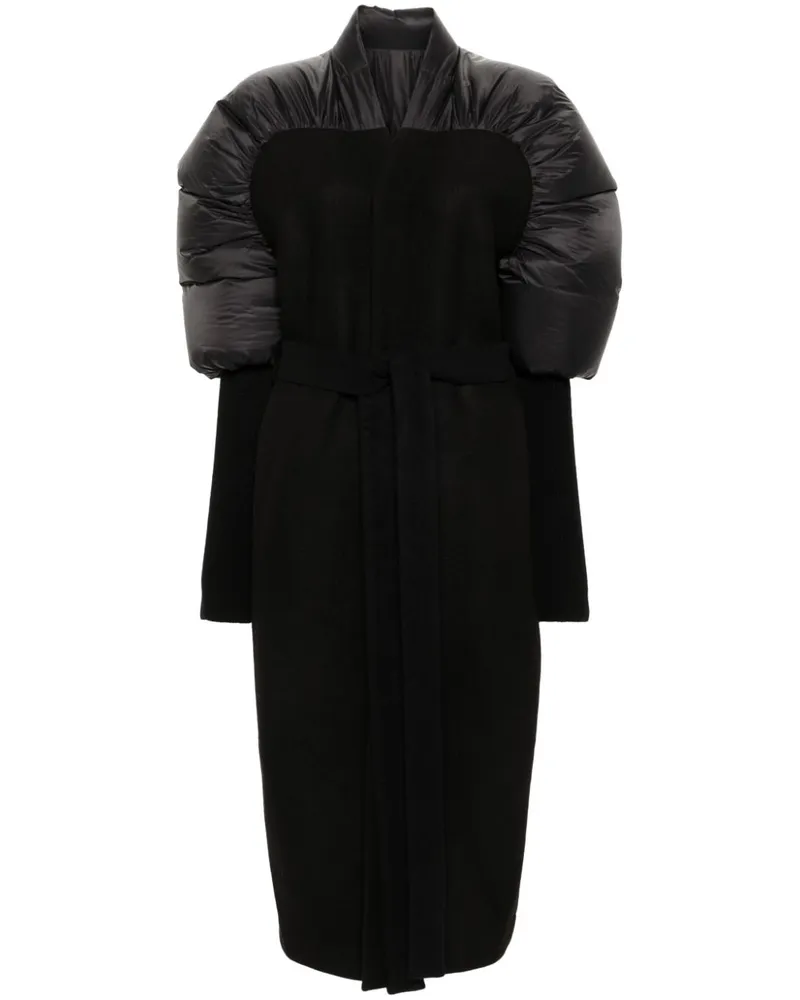 Rick Owens Duvetina Mantel - Schwarz Schwarz