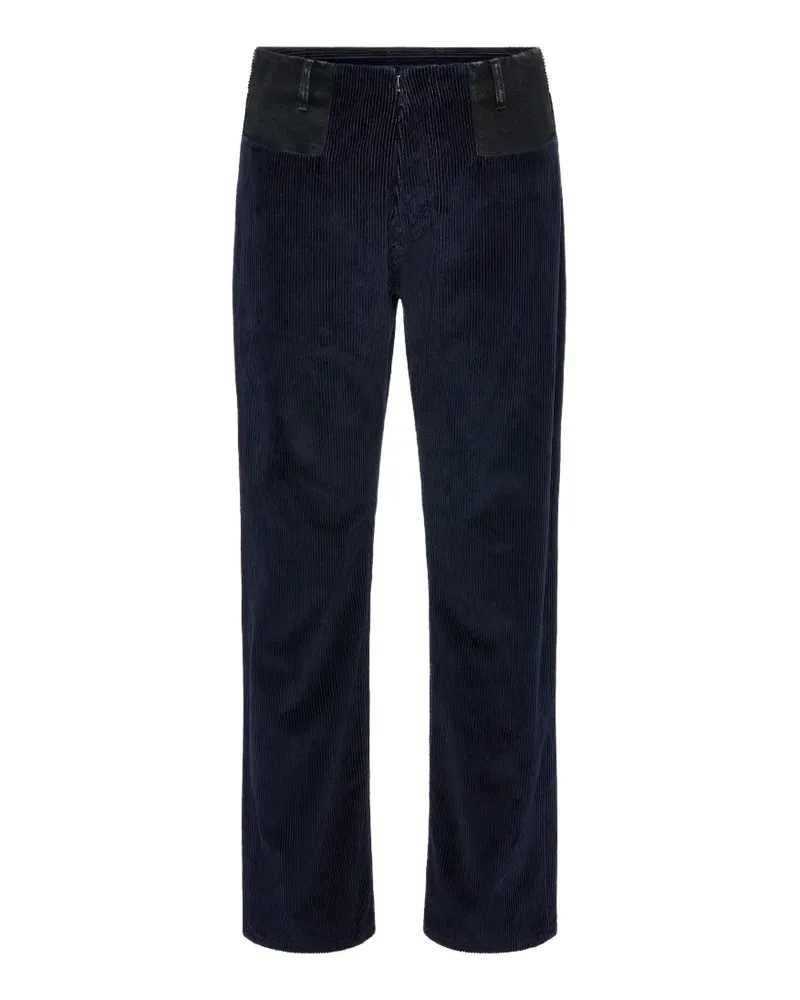 Maison Margiela Cord-Jeans mit Ziernähten - Blau Blau