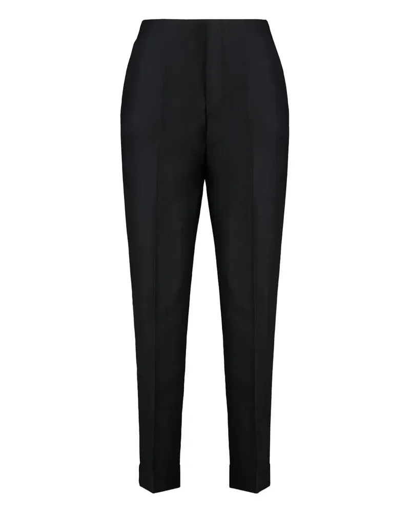 Alberta Ferretti Hose mit Bundfalten - Schwarz Schwarz