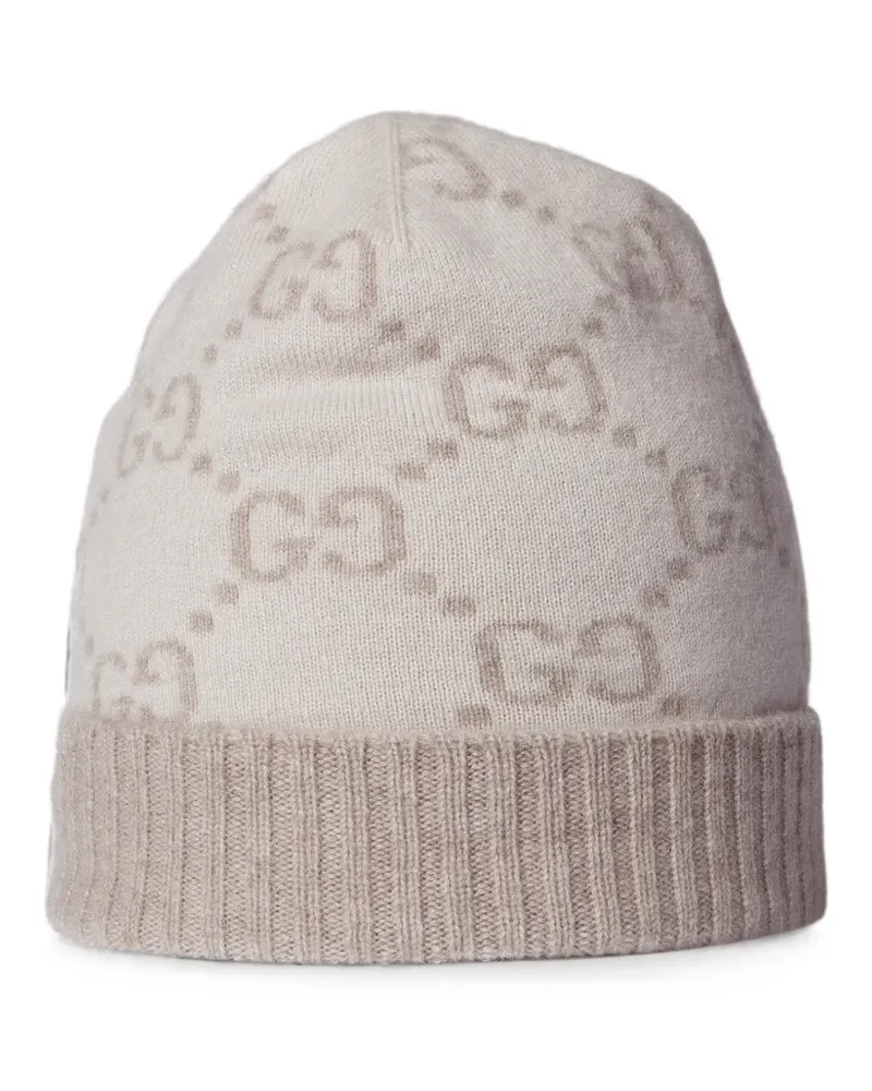 Gucci Beanie aus GG Supreme - Nude Nude