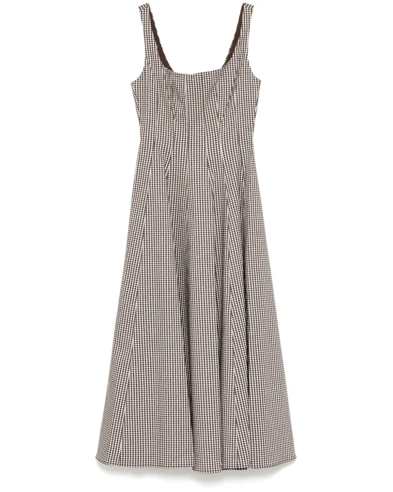 STAUD Wells' Kleid - Braun Braun