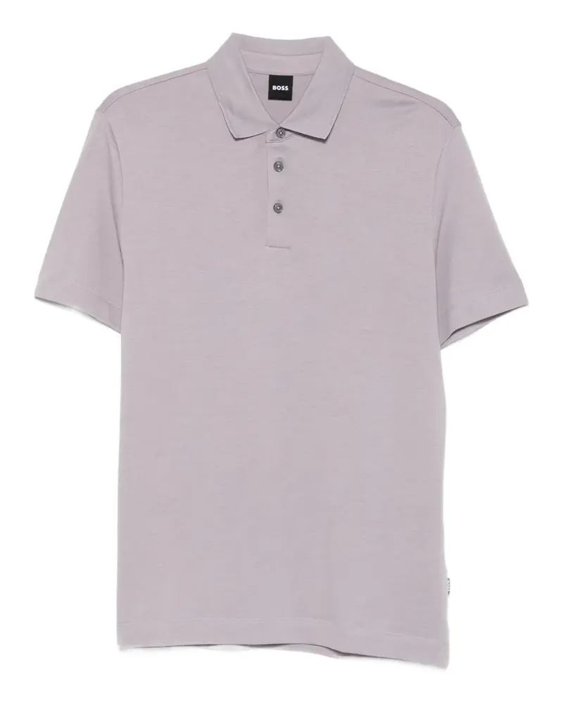 HUGO BOSS Poloshirt mit kurzen Ärmeln - Violett Violett