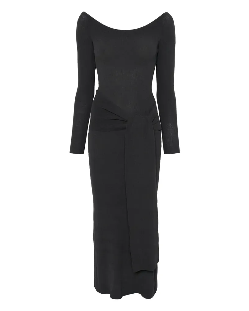 Aya Muse Gestricktes Maxikleid - Blau Blau