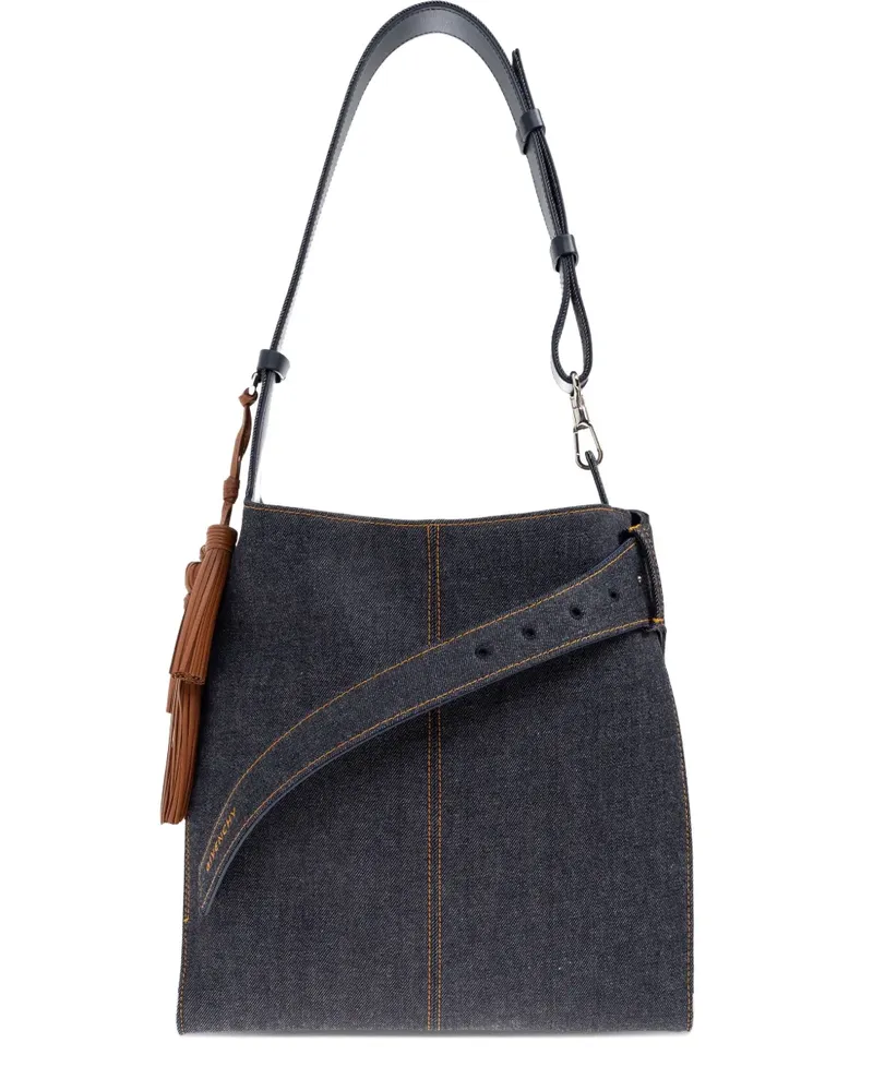 Givenchy Mittelgroße Schultertasche mit Riemen - Blau Blau
