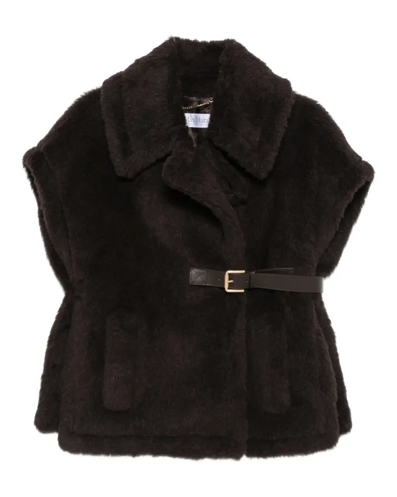 Max Mara Weste aus Faux Fur - Braun Braun