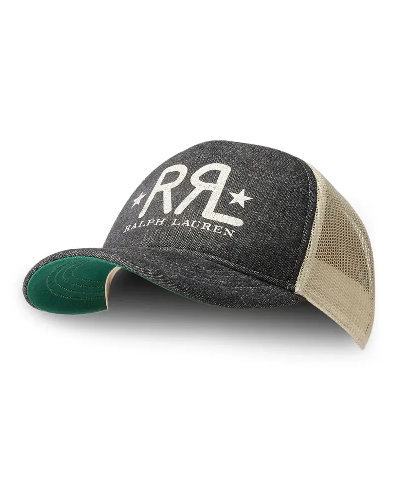 Ralph Lauren Baseballkappe mit Mesh-Einsätzen - Schwarz Schwarz