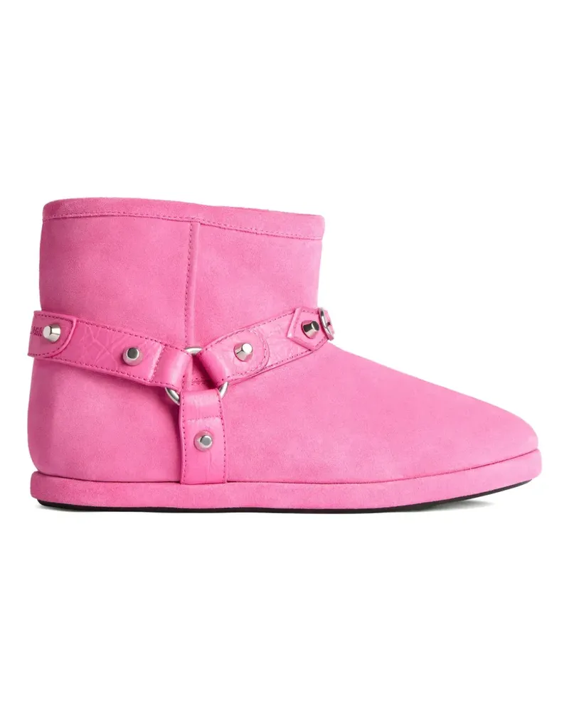 Balenciaga Alaska Soft studded boots - Rosa Rosa