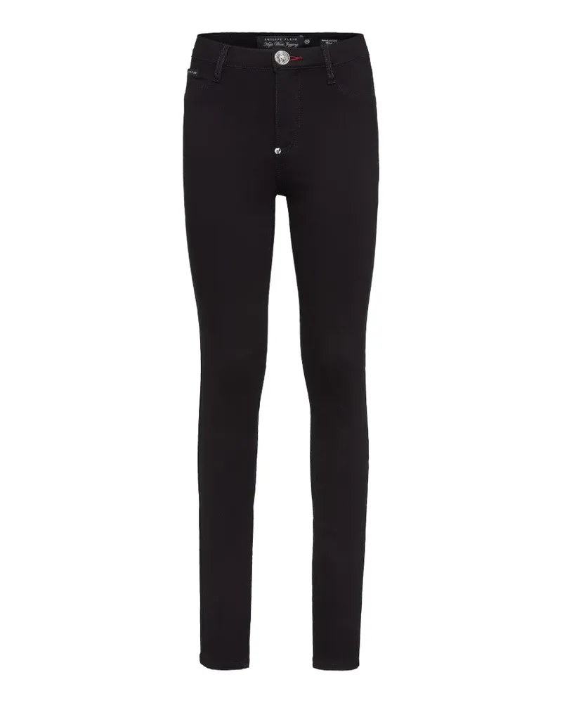 Philipp Plein Angel high-waist jeggings - Schwarz Schwarz