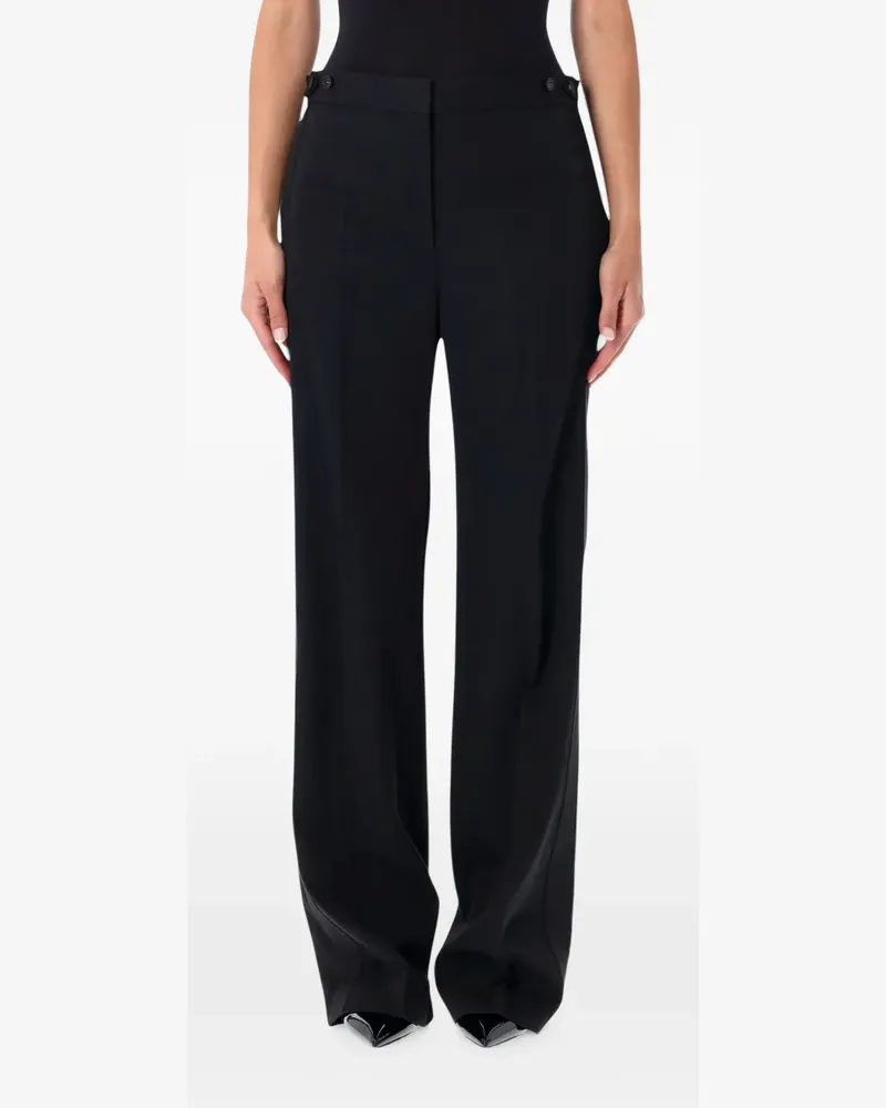 Stella McCartney Klassische Hose mit Knopfdetail - Schwarz Schwarz