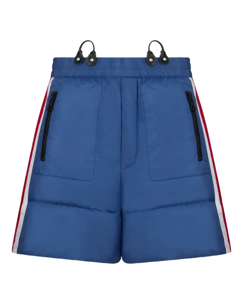Dsquared2 Wattierte Shorts mit Seitenstreifen - Blau Blau