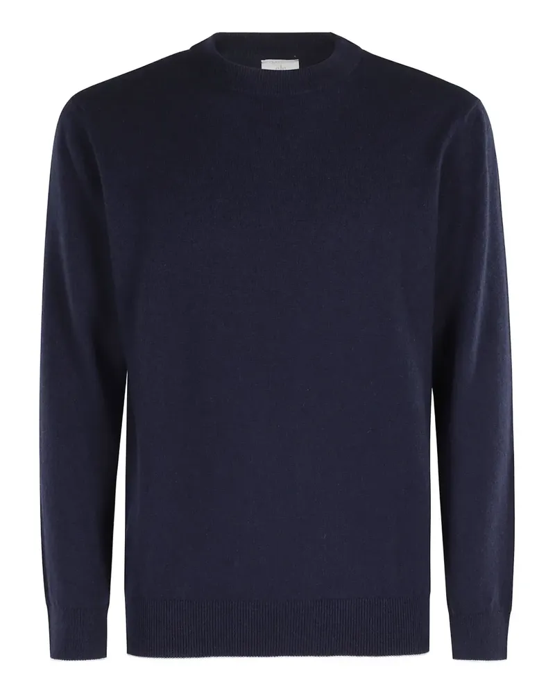 Eleventy Kaschmirpullover mit rundem Ausschnitt - Blau Blau