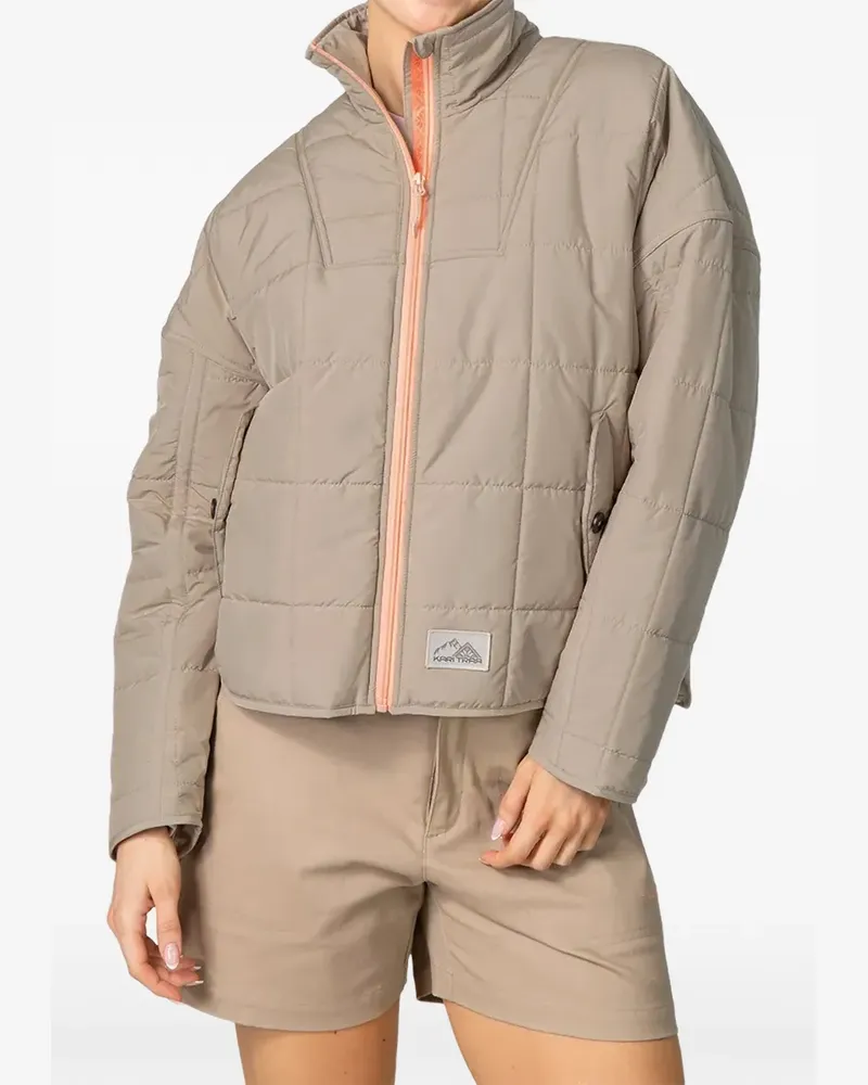 Kari Traa Gesteppte Ega Jacke mit Stehkragen - Nude Nude