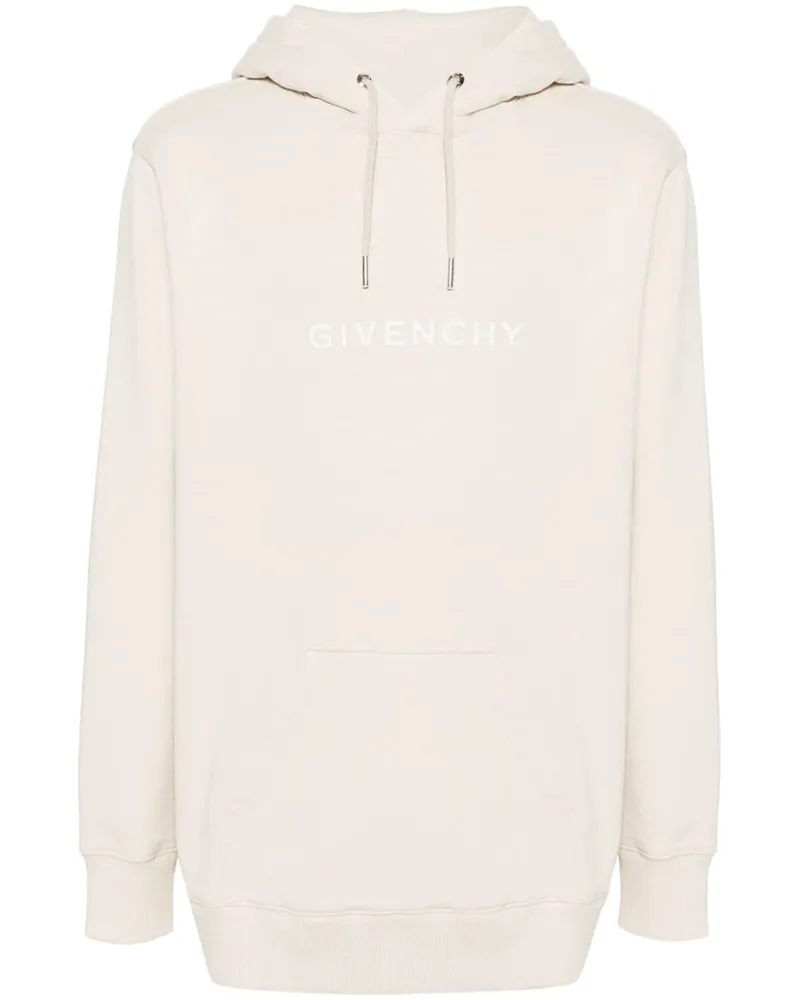 Givenchy Hoodie mit Logo-Print - Nude Nude