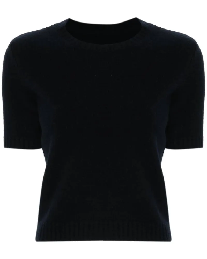 Maison Margiela Wollpullover mit kurzen Ärmeln - Blau Blau