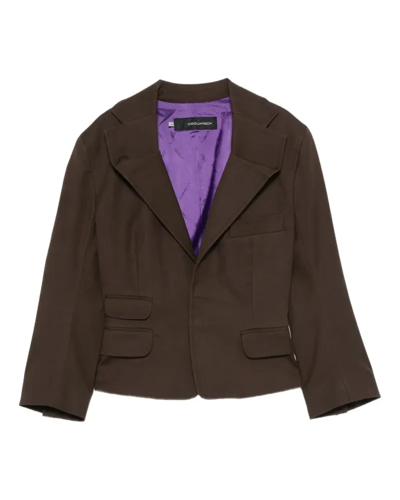 Dsquared2 2000s Blazer mit fallendem Revers - Braun Braun